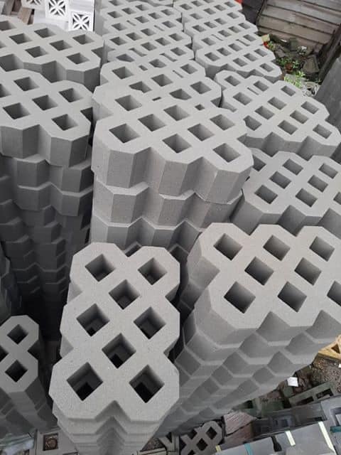 Gạch thông gió trồng cỏ